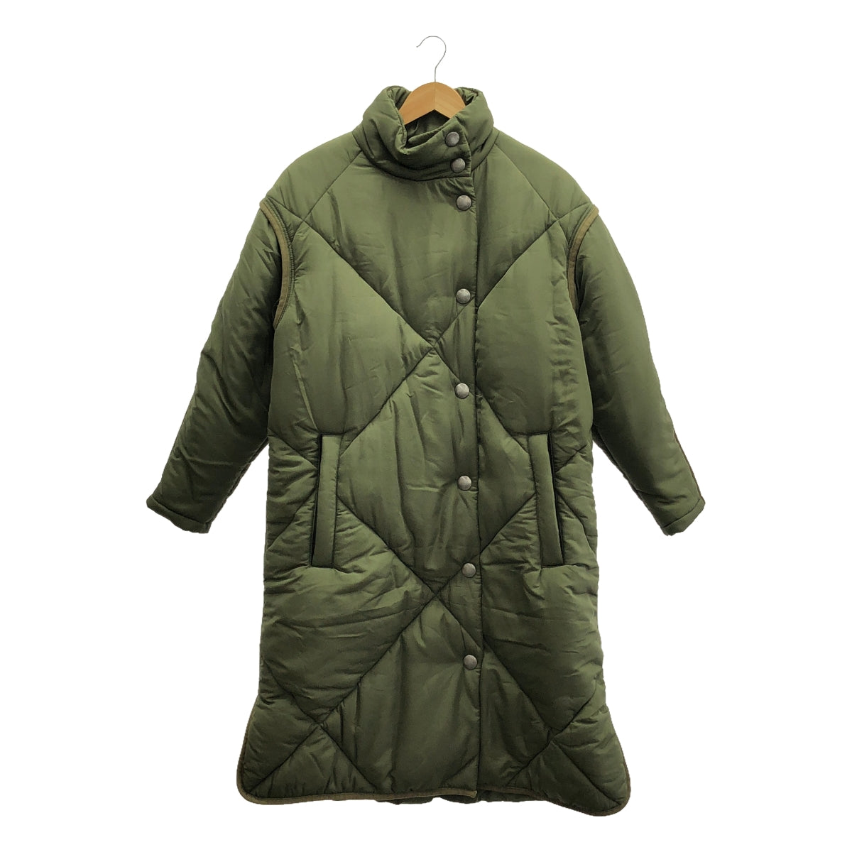sea New York / シーニューヨーク | suzu long coat キルト ダウン ロングコート | XS | カーキ | レディース
