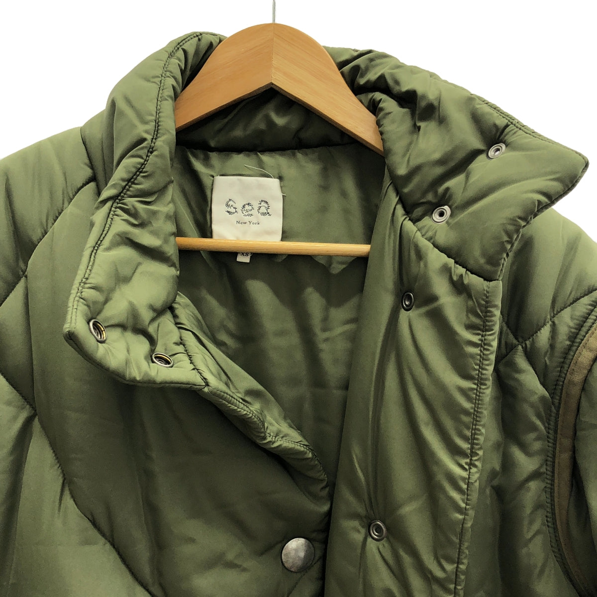sea New York / シーニューヨーク | suzu long coat キルト ダウン ロングコート | XS | カーキ | レディース