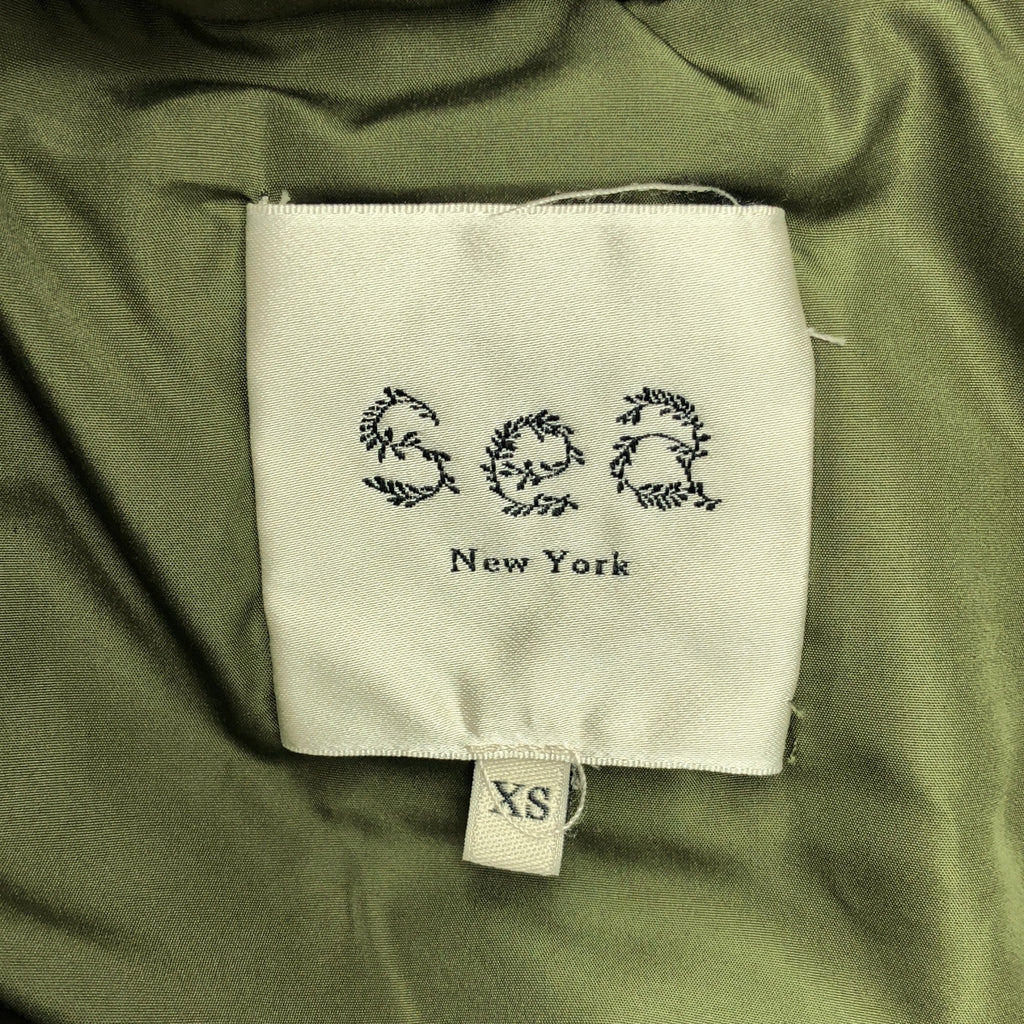 海紐約 / 海紐約 | suzu 長外套 絎縫羽絨長外套 | XS |卡其色 |女性的