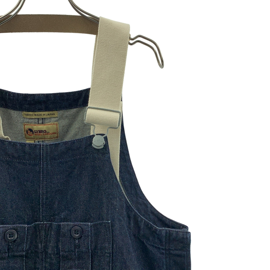 NIGEL CABOURN LYBRO / ナイジェルケーボンライブロ | 2024AW | レイルウェイダングヘビーコットン デニム オーバーオール | 48 | メンズ