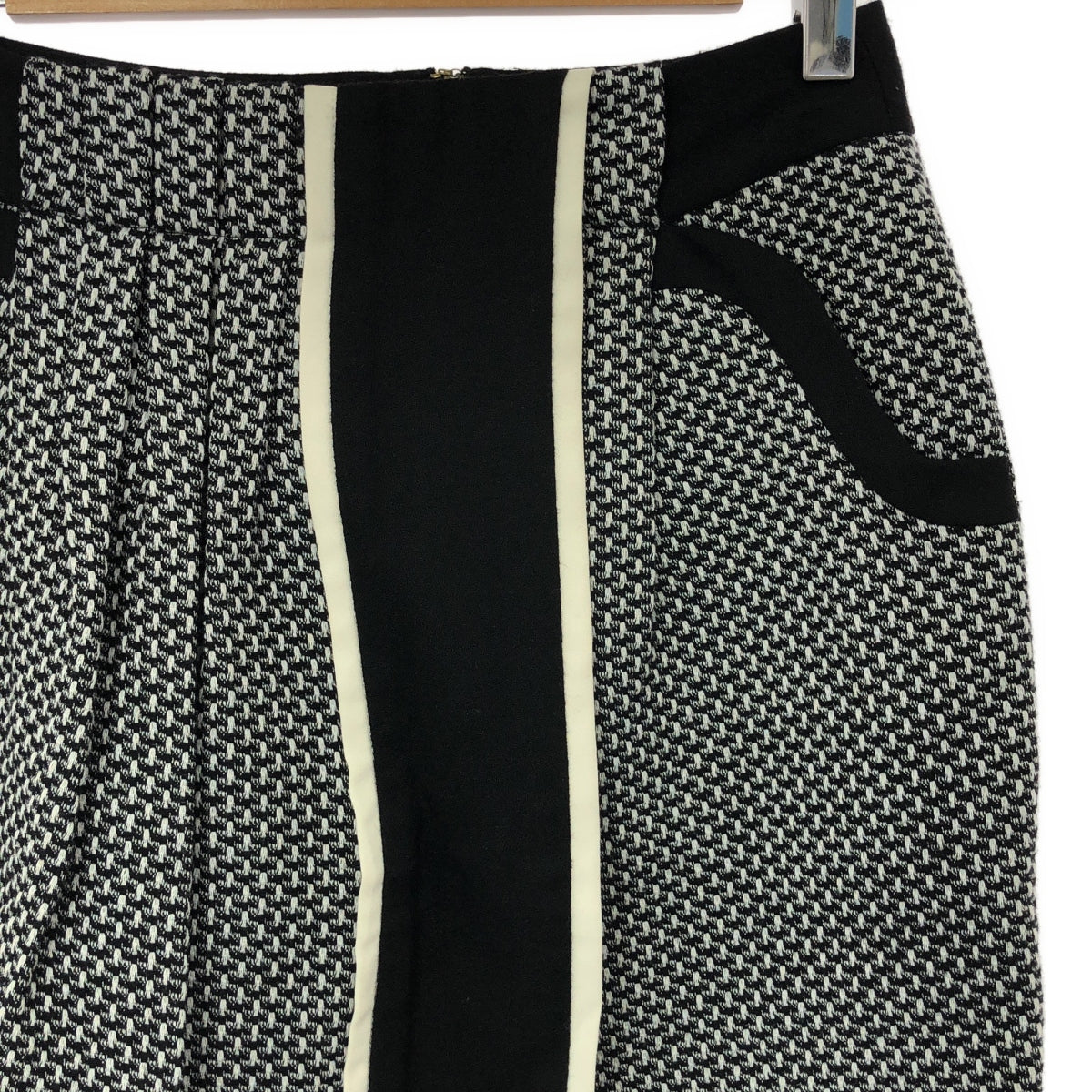 Mame Kurogouchi | MONOTONE TIGHT SKIRT / Layered knit skirt / Fully lined | 1 | Women's