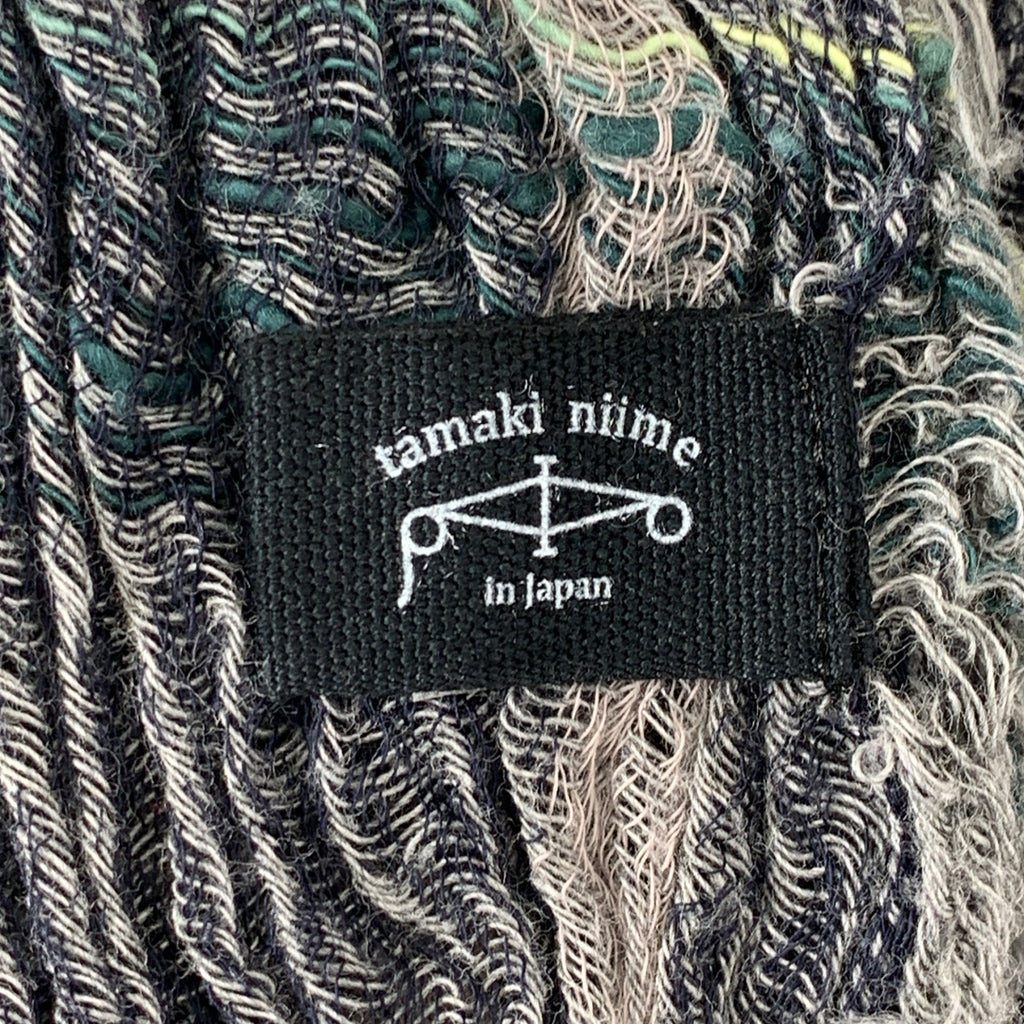 tamaki niime 玉木新雌 / タマキニイメ | 大判 フリンジ ストール |