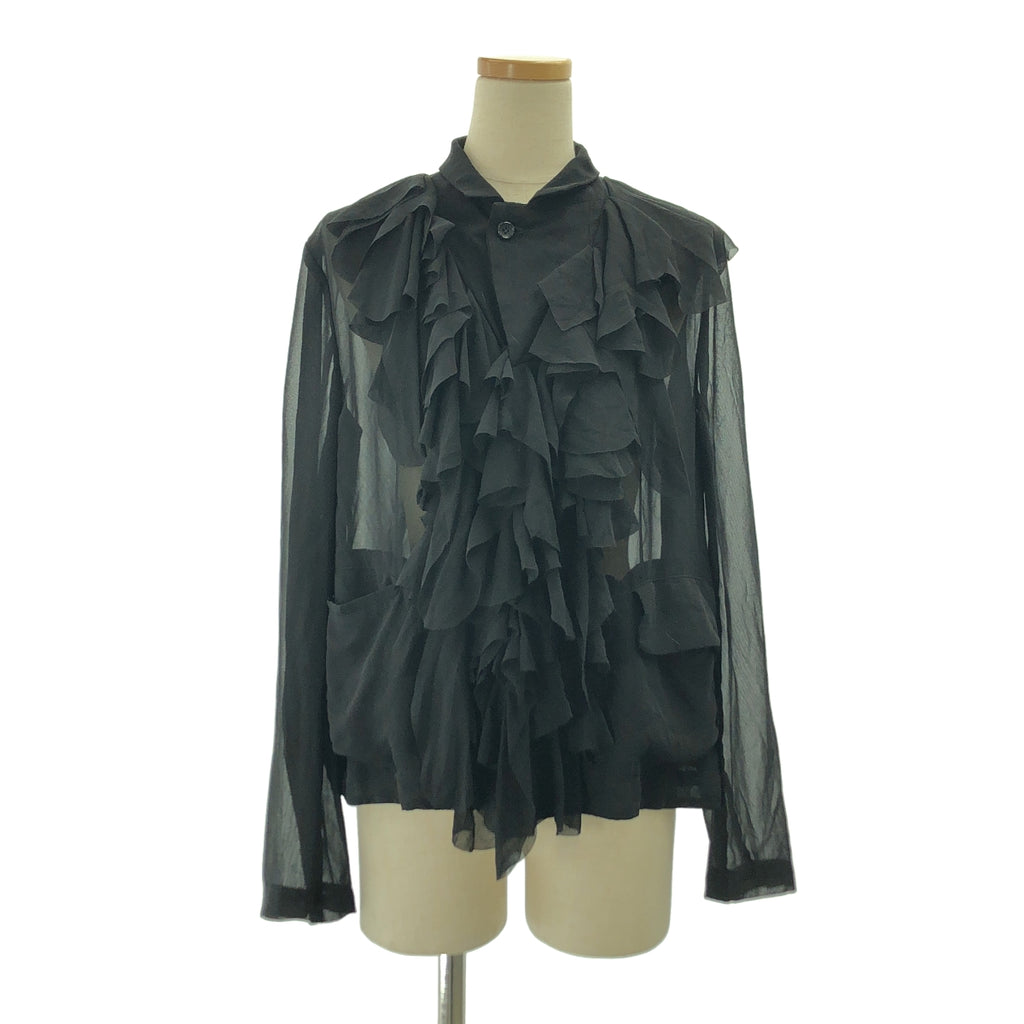COMME des GARCONS COMME des GARCONS / コムコム | 2025SS | シアー フリル レイヤード ジャケット | M | レディース
