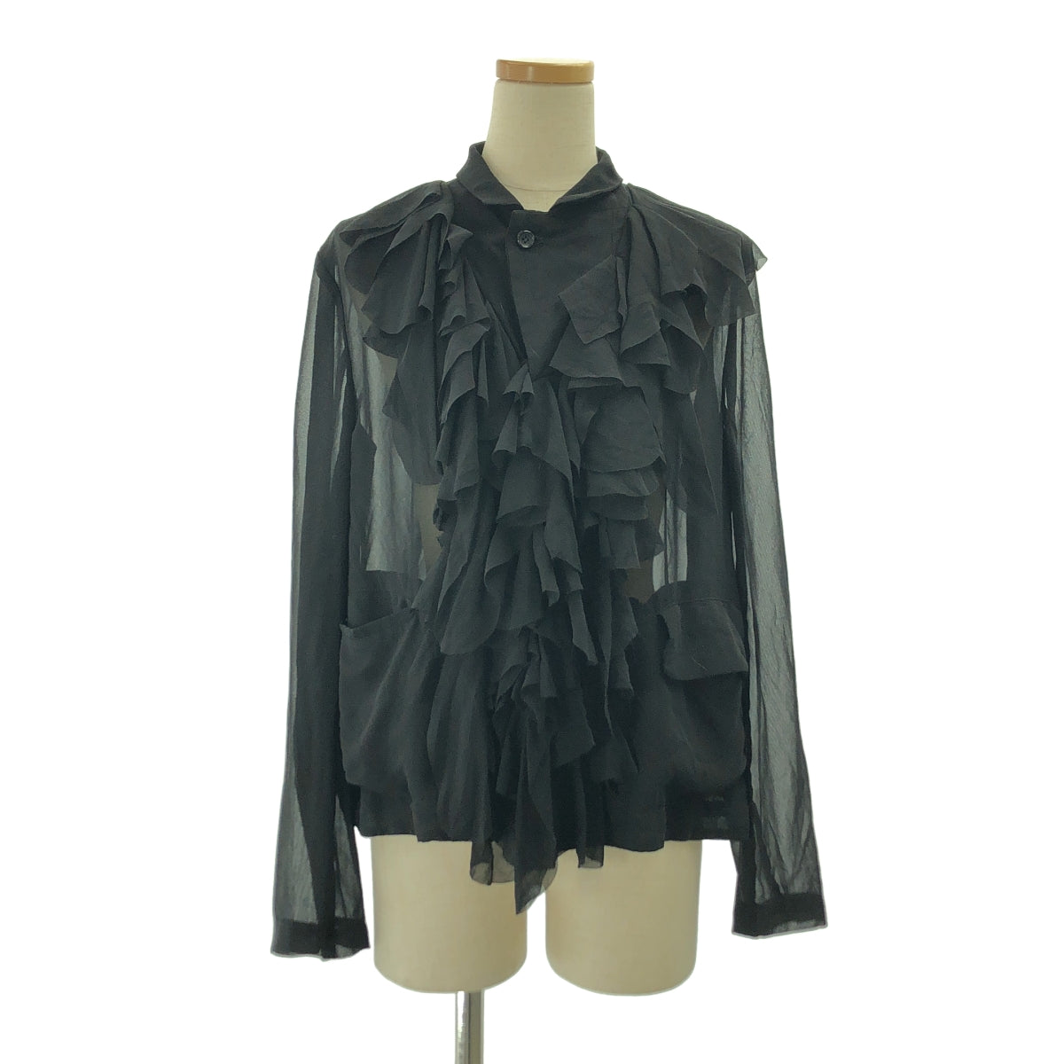COMME des GARCONS COMME des GARCONS / コムコム | 2025SS | シアー フリル レイヤード ジャケット | M | レディース