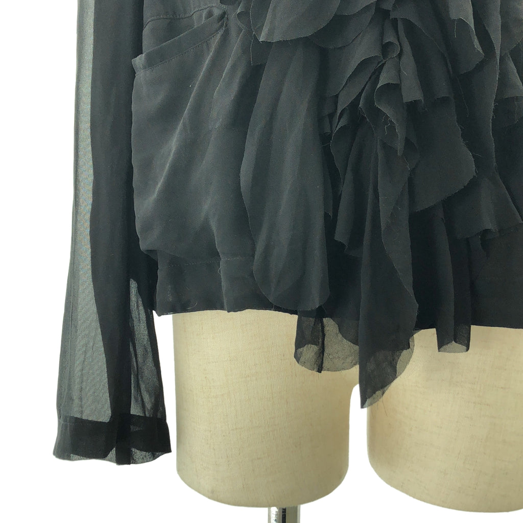 COMME des GARCONS COMME des GARCONS / コムコム | 2025SS | シアー フリル レイヤード ジャケット | M | レディース