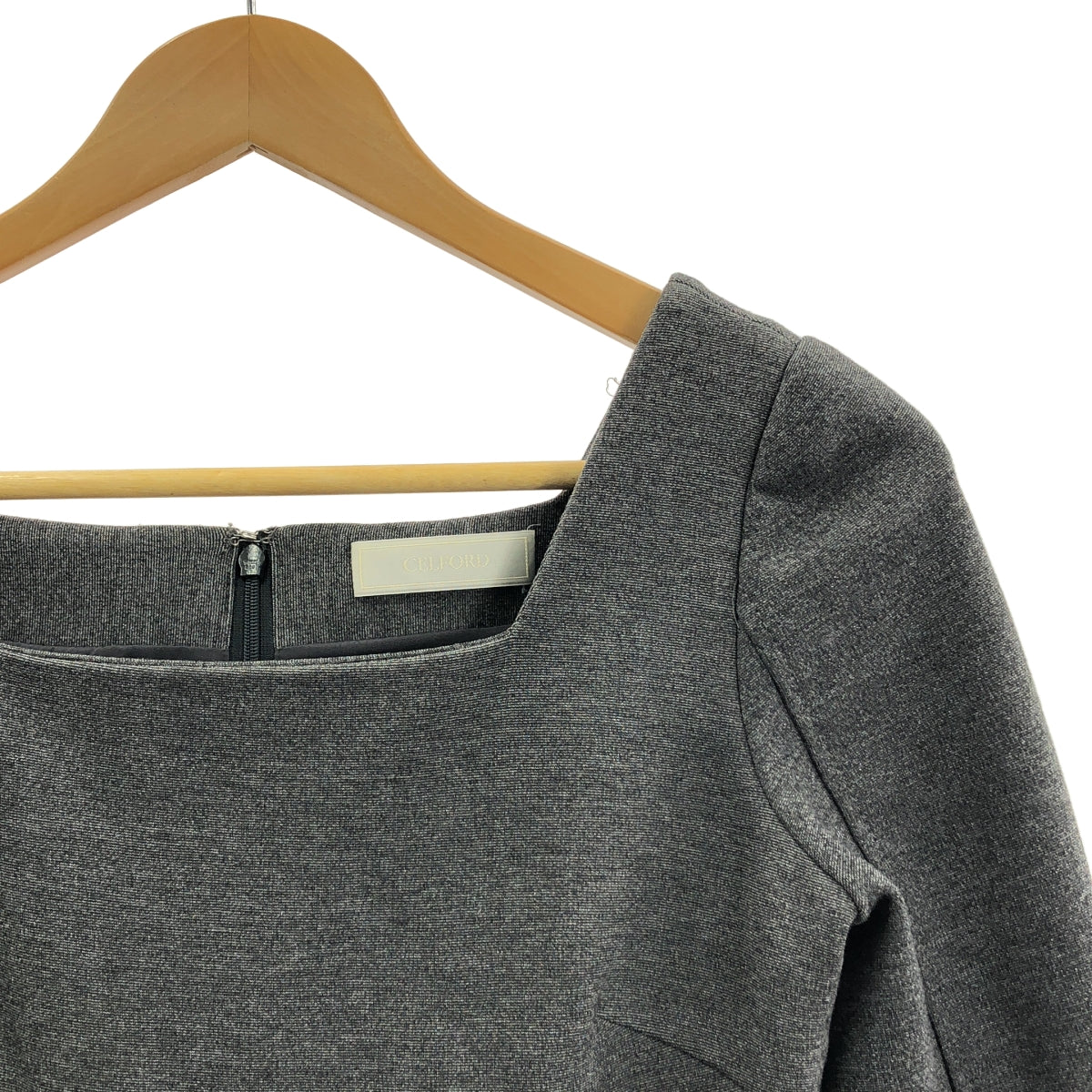 CELFORD / セルフォード | スクエアネック プルオーバーワンピース | 36 | レディース