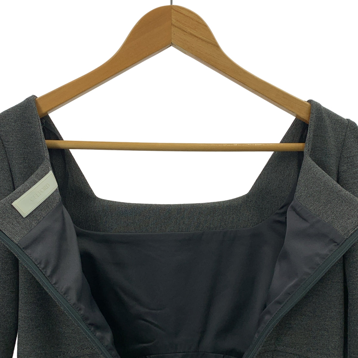 CELFORD / セルフォード | スクエアネック プルオーバーワンピース | 36 | レディース