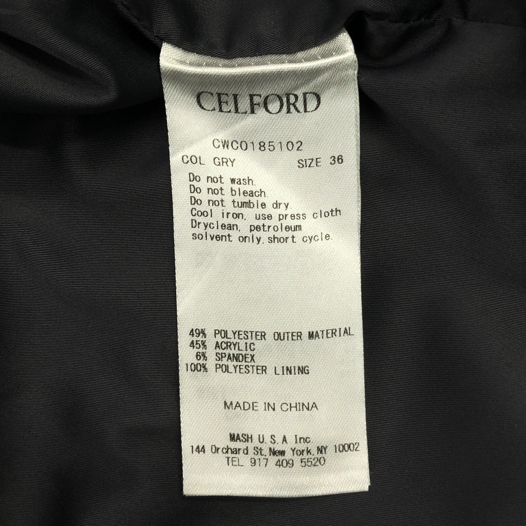 CELFORD / セルフォード | スクエアネック プルオーバーワンピース | 36 | レディース