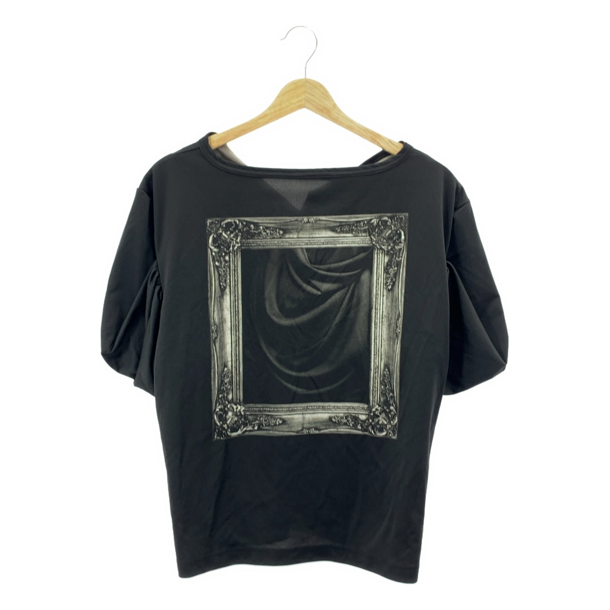 JUNYA WATANABE COMME des GARCONS / 준야 와타나베 | 2009AW | 그래픽 인쇄 프릴 슬리브 티셔츠 |