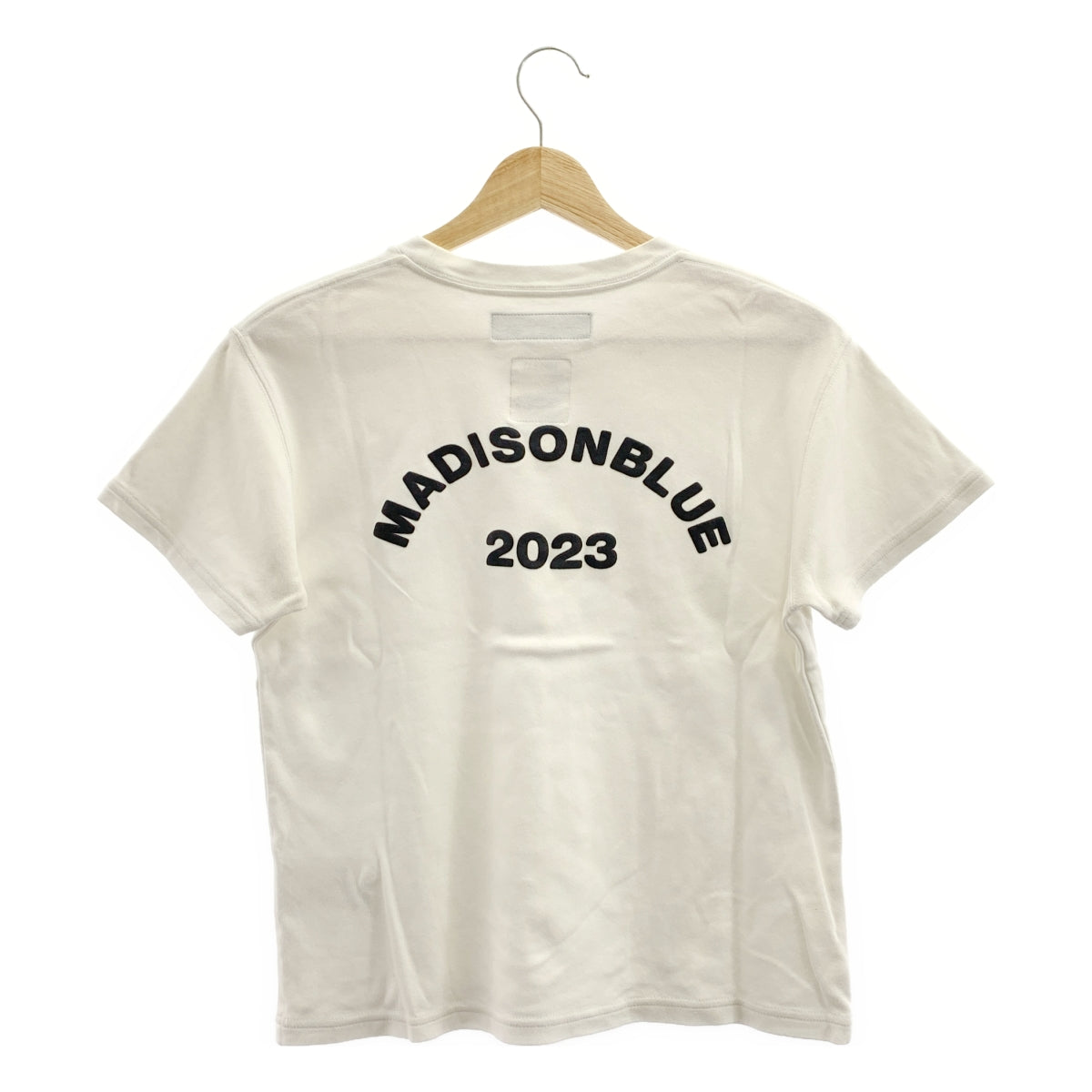 MADISON BLUE / マディソンブルー | 2023AW | バックプリント クルーネック Tシャツ カットソー | 02（M) | レディース