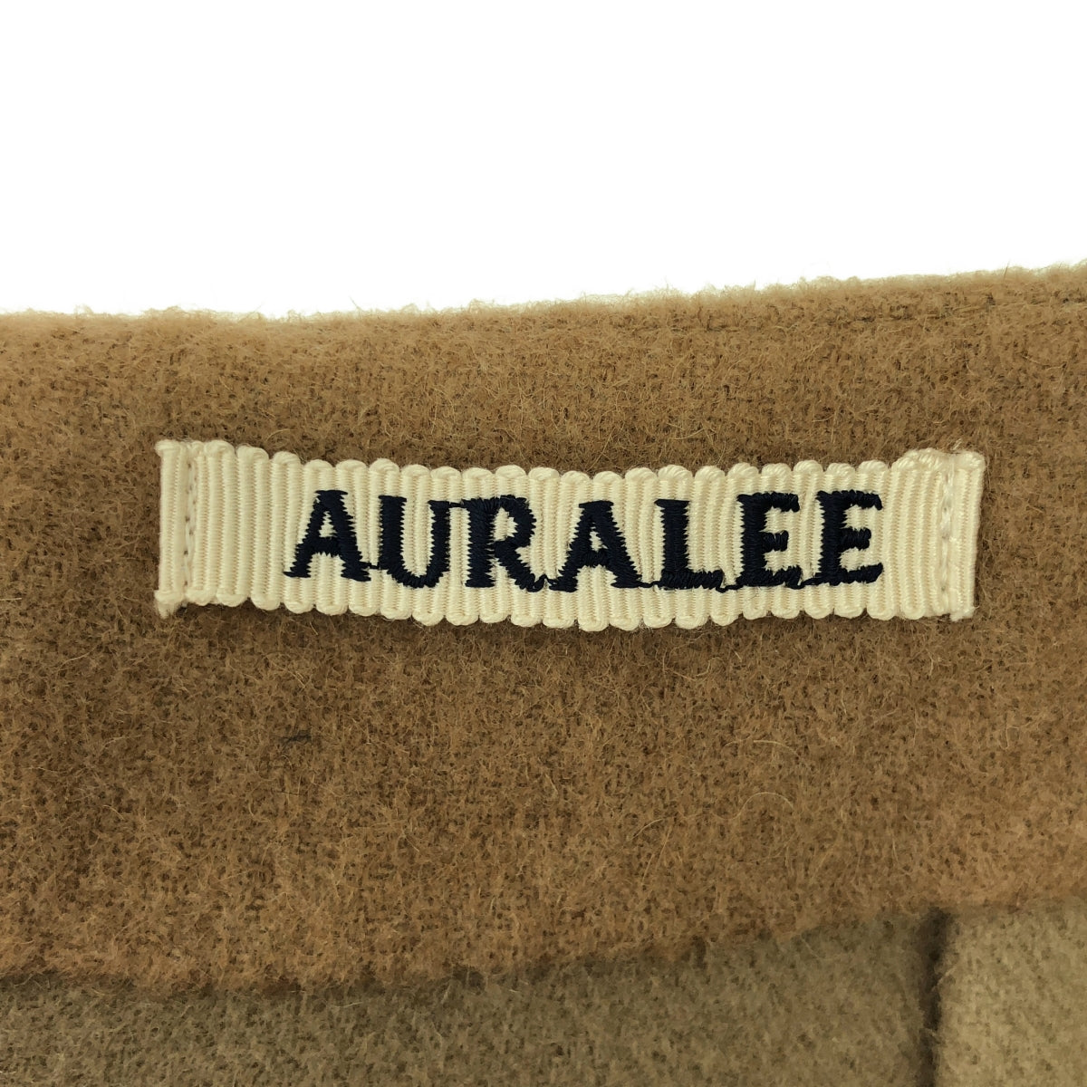 AURALEE / オーラリー | BEAVER MELTON HAND SEWN SKIRT ウール ビーバーメルトン ハンドソーン スカート | 1 | レディース