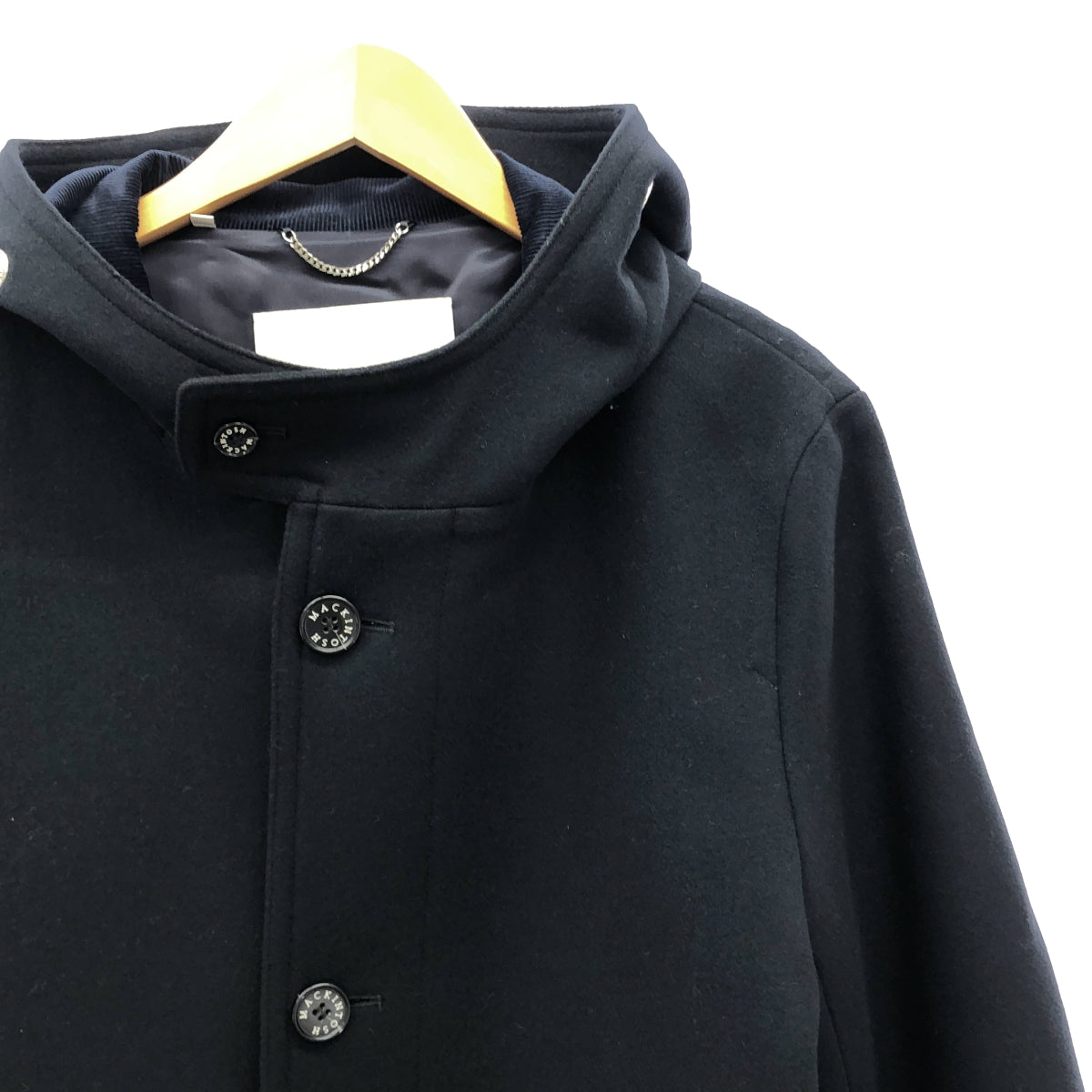 MACKINTOSH / マッキントッシュ | KIRKTON カークトン ウールメルトン ミリタリーフーデッドコート | 38 | メンズ