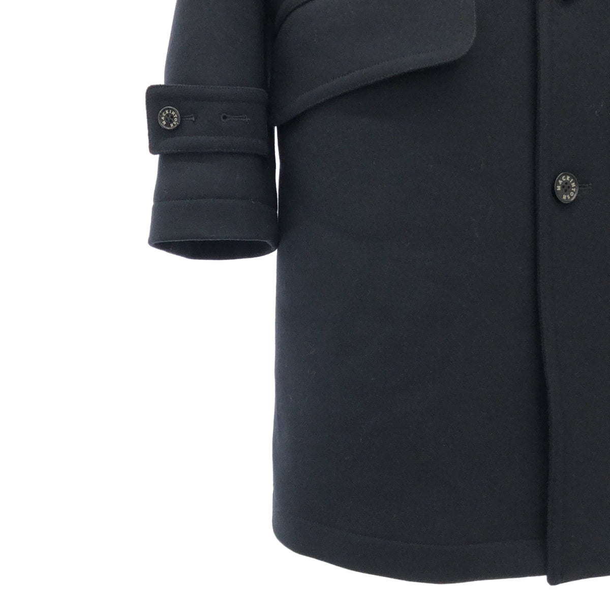 MACKINTOSH / マッキントッシュ | KIRKTON カークトン ウールメルトン ミリタリーフーデッドコート | 38 | メンズ