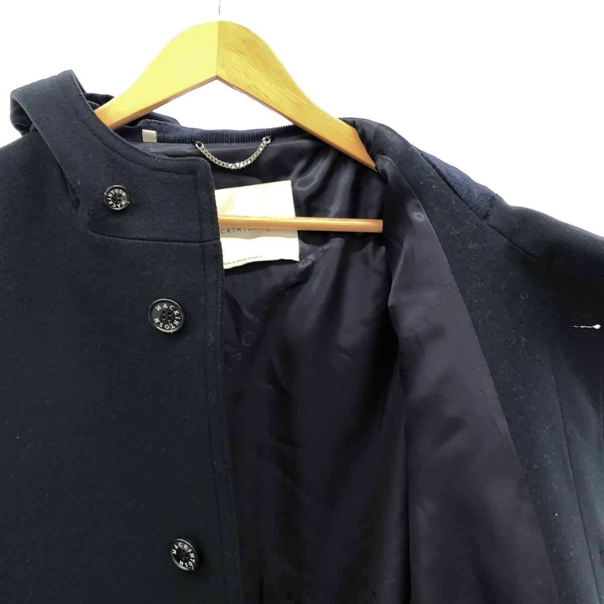 MACKINTOSH / 매킨토시 | KIRKTON 커튼 울 멜튼 밀리터리 푸드 코트 | 38 | 남성