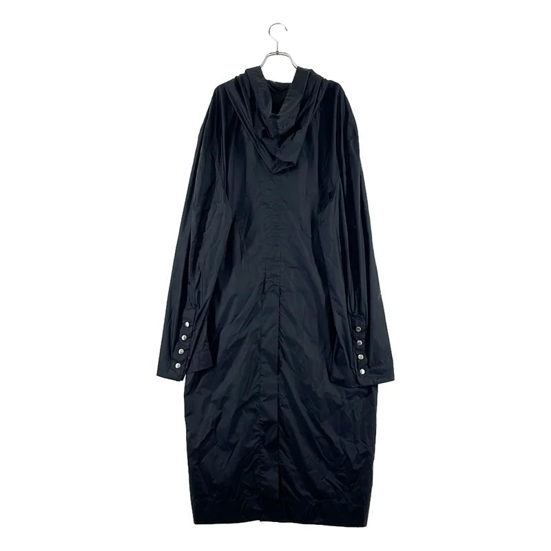 Rick Owens / リックオウエンス | 2021AW | JUNBO TATLIN SNAP FRONT COVER WITH HOOD ライト ロングコート | 46 | メンズ