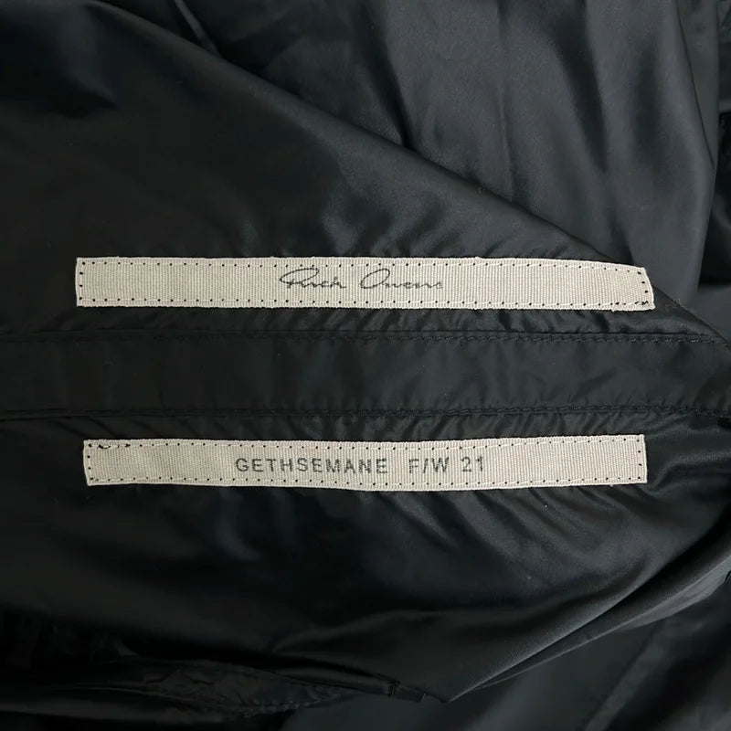 Rick Owens / リックオウエンス | 2021AW | JUNBO TATLIN SNAP FRONT COVER WITH HOOD ライト ロングコート | 46 | メンズ