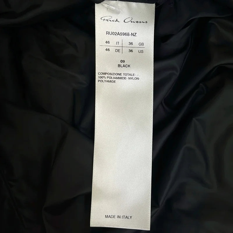 Rick Owens / リックオウエンス | 2021AW | JUNBO TATLIN SNAP FRONT COVER WITH HOOD ライト ロングコート | 46 | メンズ