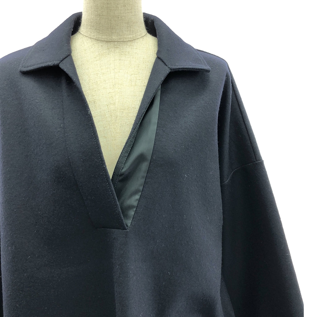 [狀況良好] JIL SANDER |羊毛 Skipper 套頭衫 |尺寸 32 |海軍藍/黑色|女性的