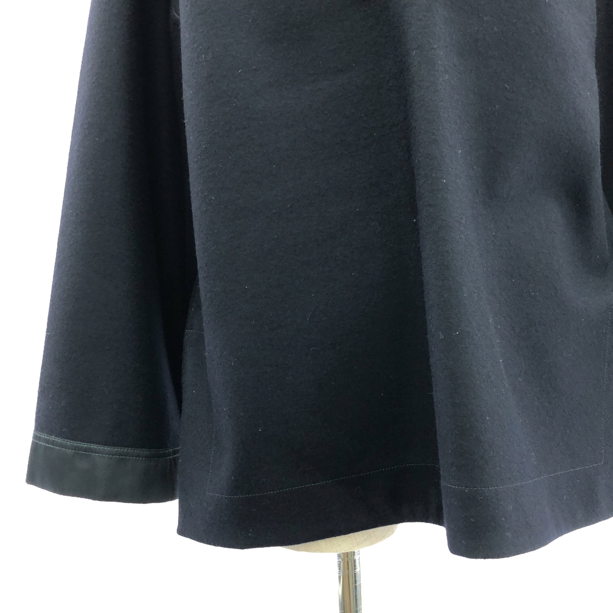 [Good Condition] JIL SANDER | Wool Skipper Pullover | Size 32 | Navy/Black | Women's