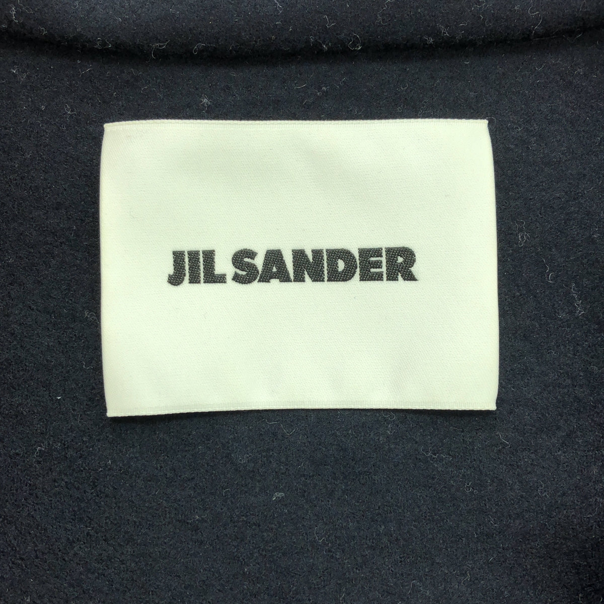 [Good Condition] JIL SANDER | Wool Skipper Pullover | Size 32 | Navy/Black | Women's