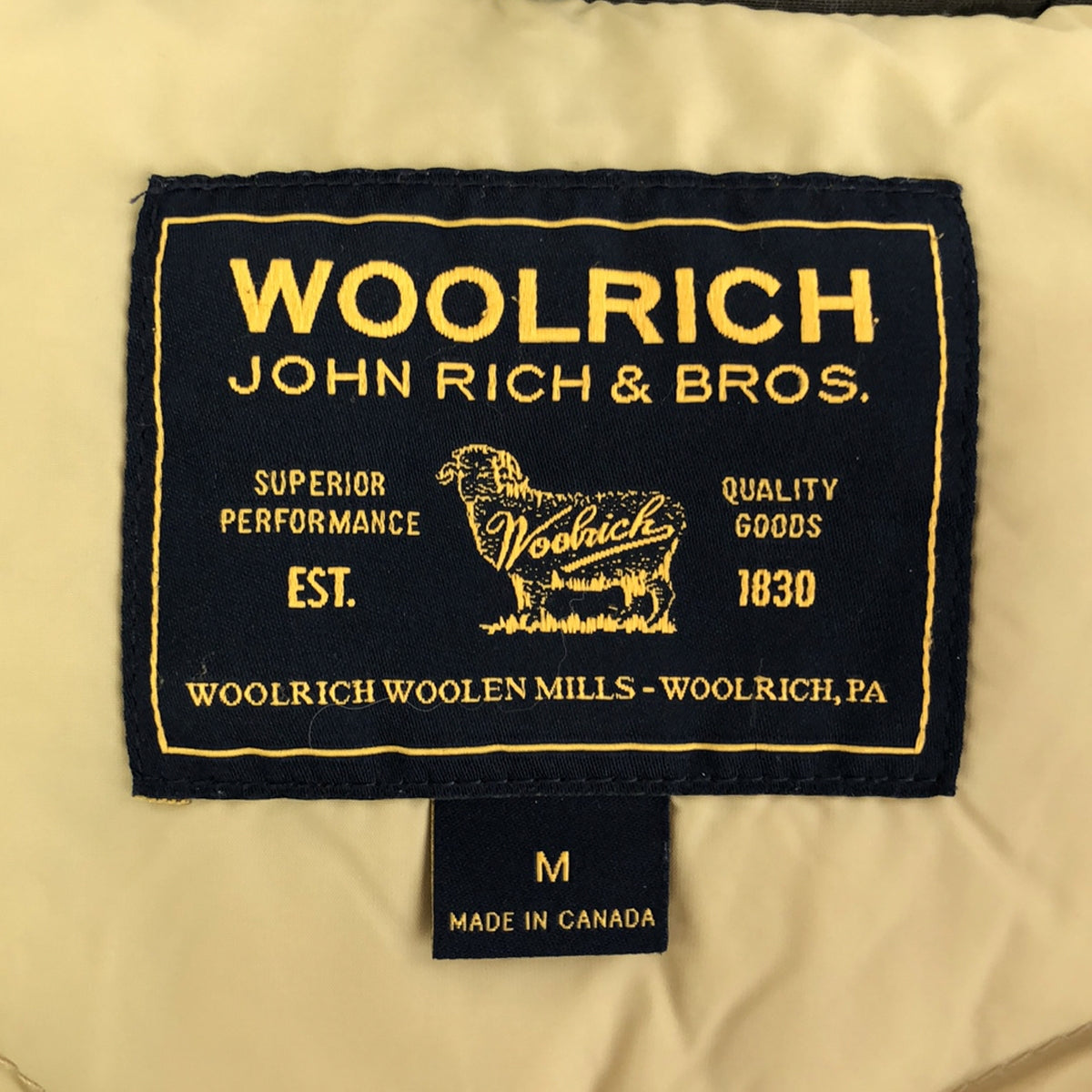 WOOLRICH / ウールリッチ | アークティックパーカー コヨーテファー付き フーデッド ダウンジャケット | M | レディース