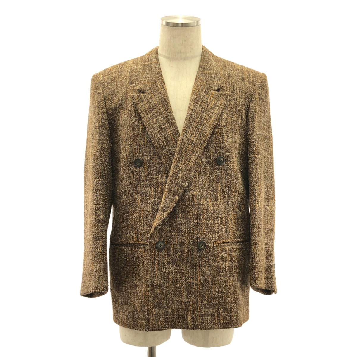 Y's for men / Y's for men Yohji Yamamoto | Wool tweed double-breasted jacket / fully lined | S | Men's