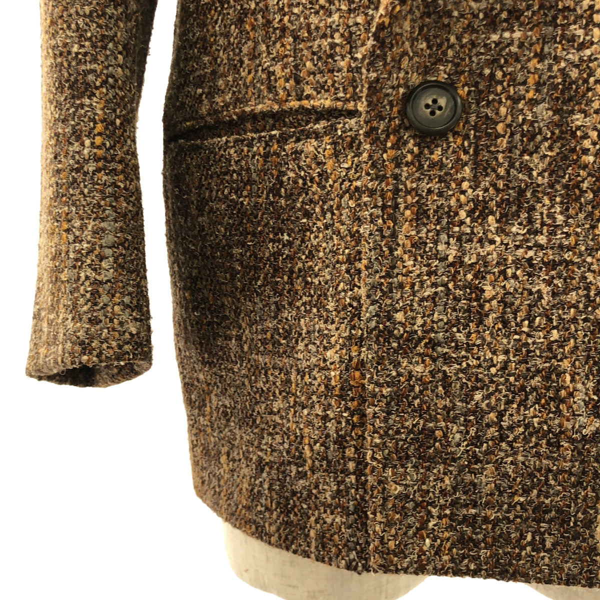 Y's for men / Y's for men Yohji Yamamoto | Wool tweed double-breasted jacket / fully lined | S | Men's