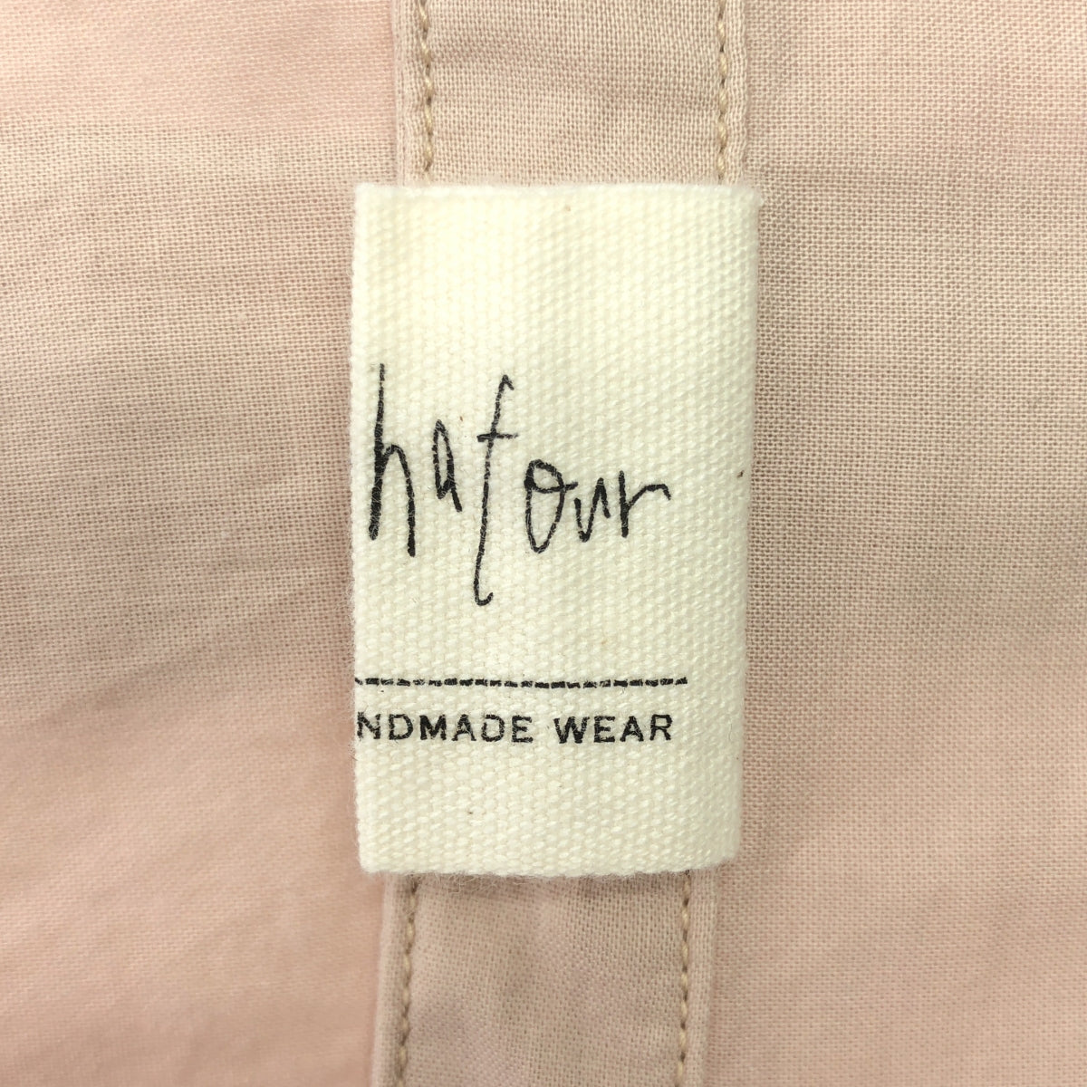 Rough atour / 러프 아투르 | 밴드 컬러 셔츠 | F | 핑크 | 여성