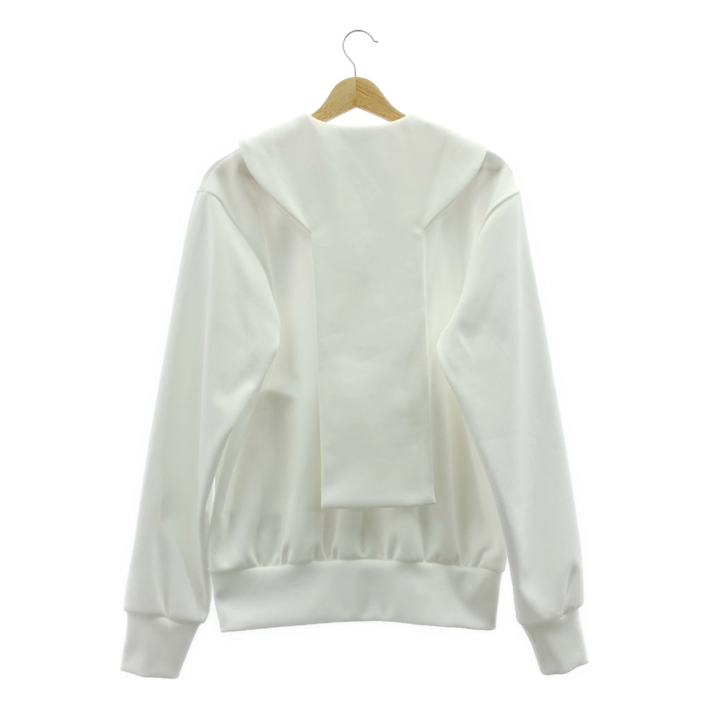 【美品】  COMME des GARCONS HOMME PLUS / コムデギャルソンオムプリュス | 2025SS | 変形カラー トラックジャケット | S | ホワイト | メンズ