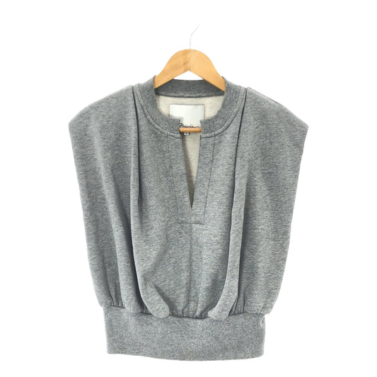 [New] 3.1 Phillip Lim | French Terry Sleeveless Sweat Vest | XS | Grey | Women's