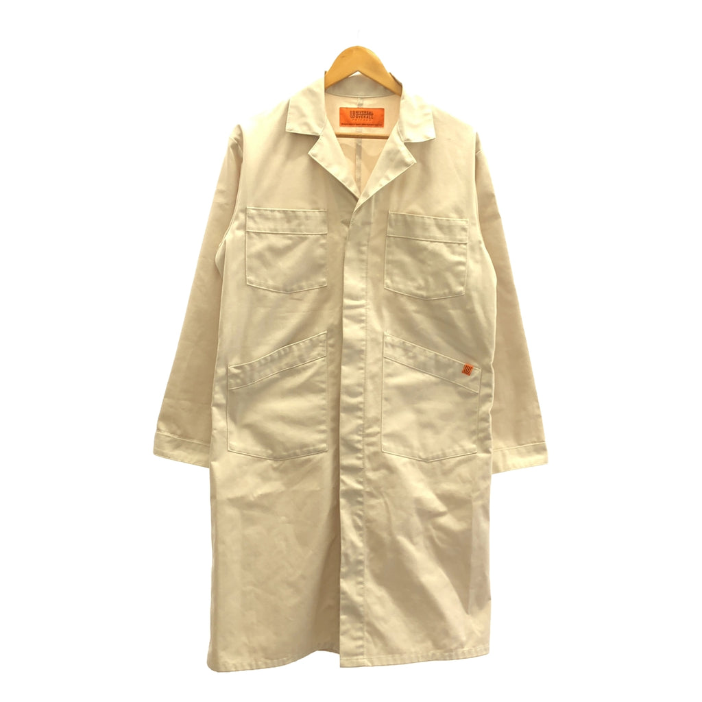 UNIVERSAL OVERALL / ユニバーサルオーバーオール | Shop COAT / フライフロント シングル ショップ コート | S | ナチュラル系 | メンズ