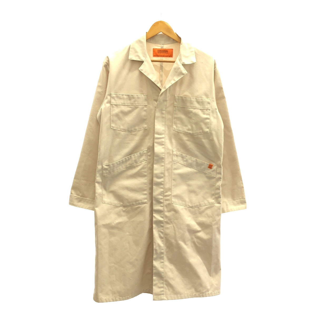 通用工作服 / 通用工作服 |商店外套 / 前襟單件商店外套 | S |自然 |男士