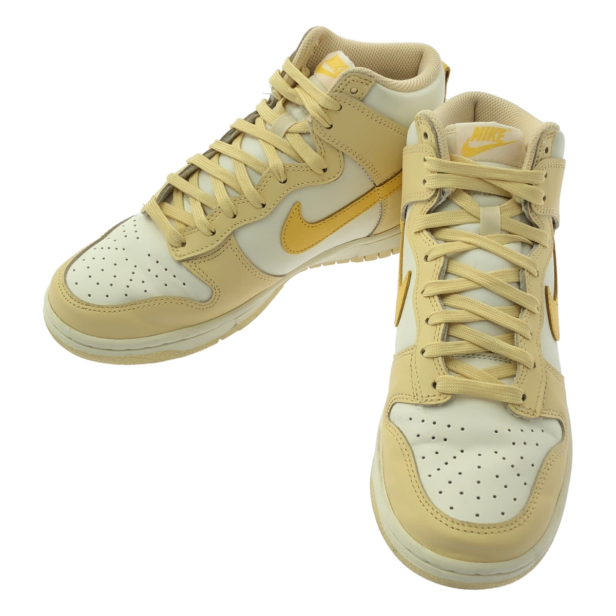 NIKE / 나이키 | W DUNK HIGH 덩크 하이 하이 컷 스니커즈 | 24 | Pale Vanilla | 여성