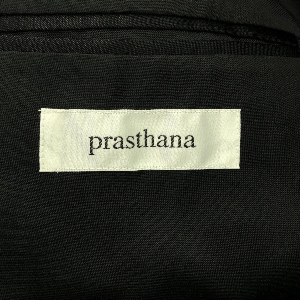 【新品】  prasthana / プラスターナ | 残響 stand neck jacket | M | ブラック | メンズ