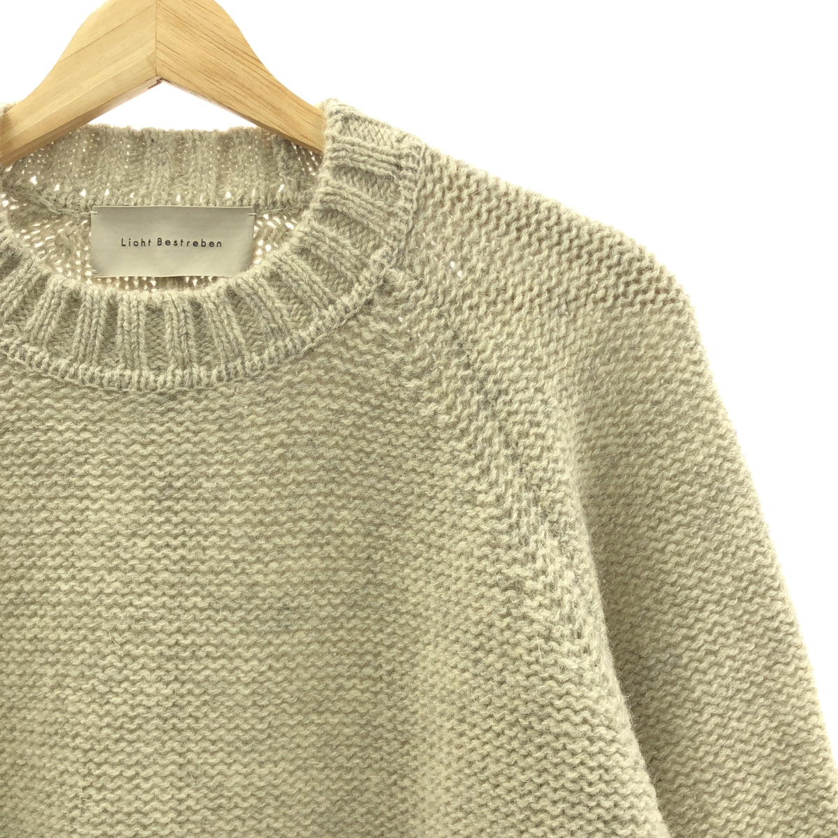 Licht Bestreben / リヒトベシュトレーベン | 2023AW | COPPED SWEATER ウール クロップドニット セーター | 1 | メンズ
