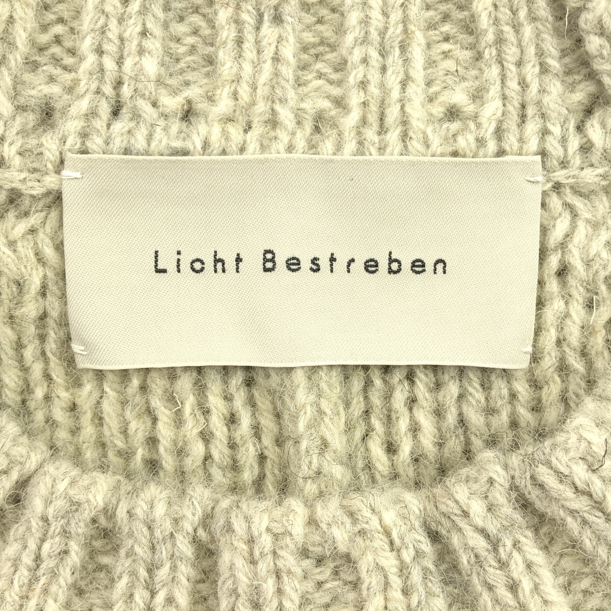 Licht Bestreben / リヒトベシュトレーベン | 2023AW | COPPED SWEATER ウール クロップドニット セーター | 1 | メンズ