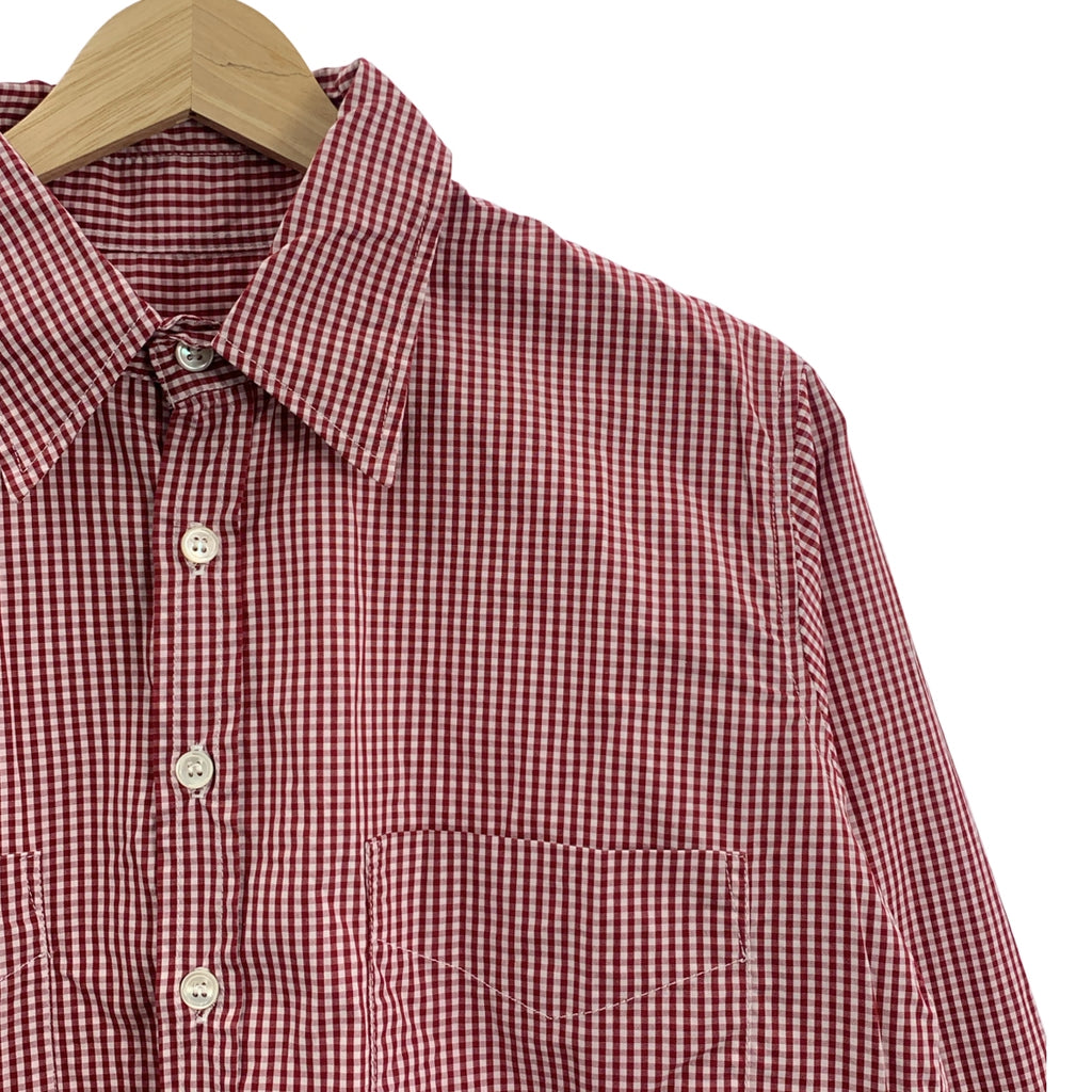 Paul Harnden / 폴하덴 | ​​Baygril / 체크 레귤러 컬러 셔츠 블라우스 | M |