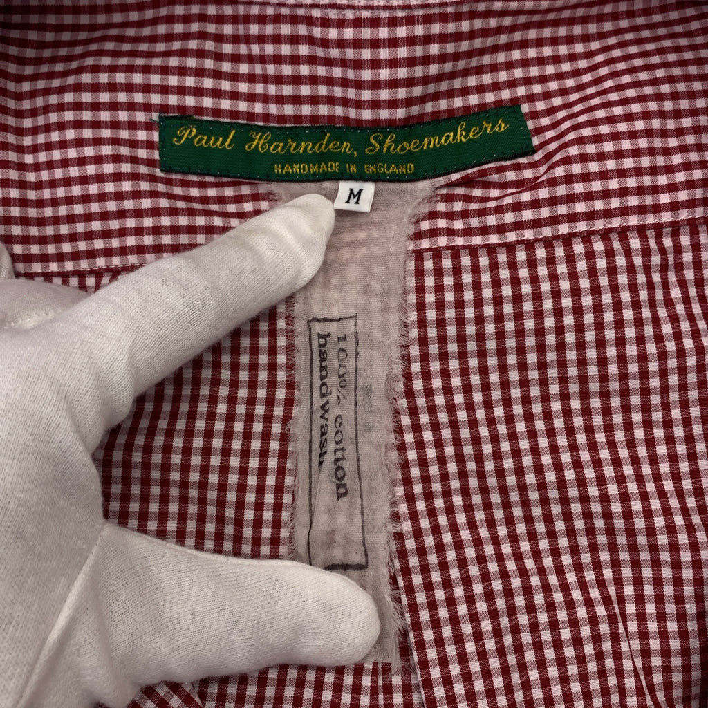 Paul Harnden / 폴하덴 | ​​Baygril / 체크 레귤러 컬러 셔츠 블라우스 | M |