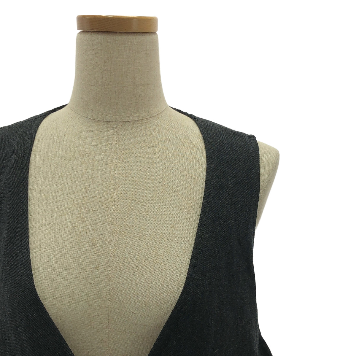 響鳴 |羊毛亞麻洗衣機田園風氣球連身裙 |毫米 |灰色 |女性的