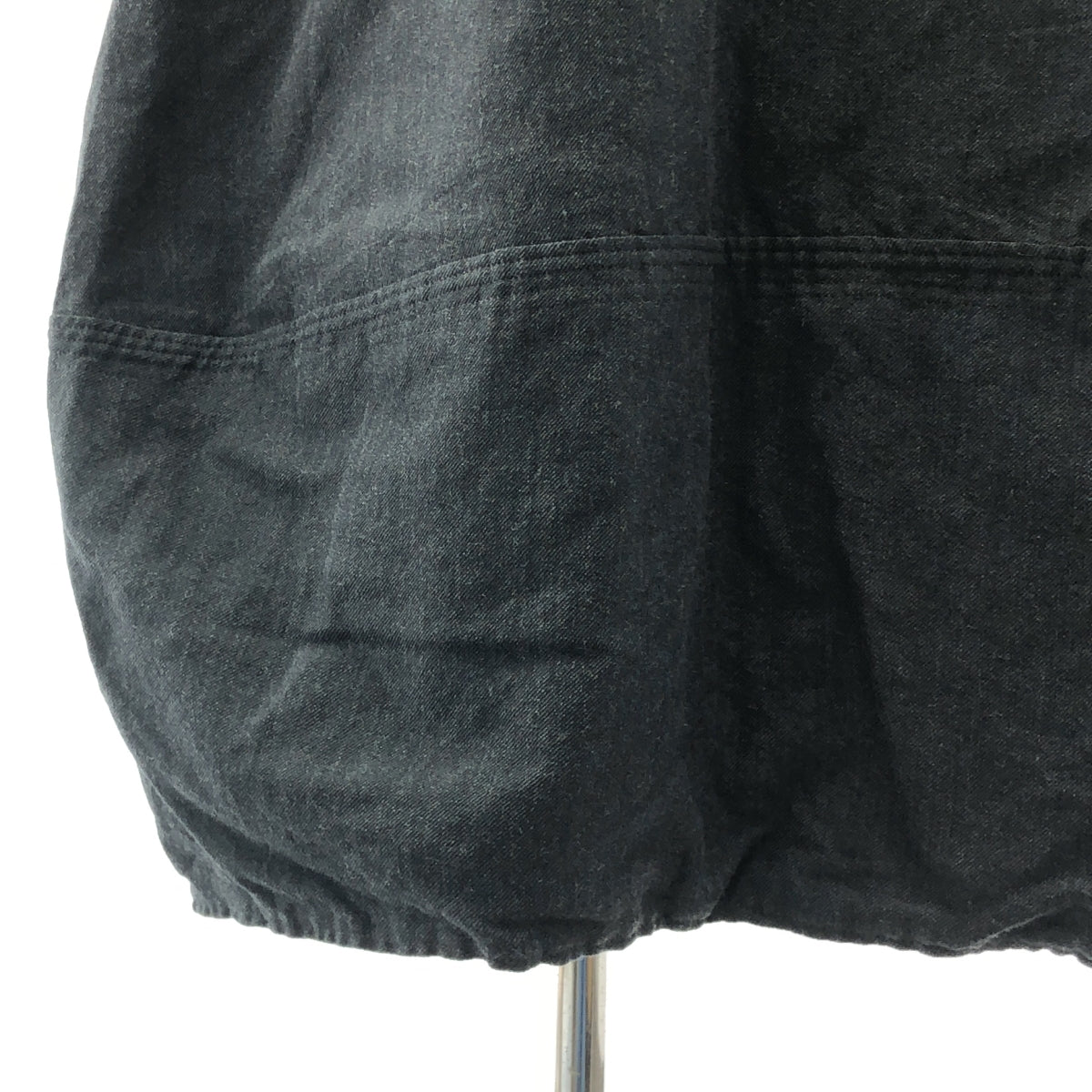 響鳴 |羊毛亞麻洗衣機田園風氣球連身裙 |毫米 |灰色 |女性的