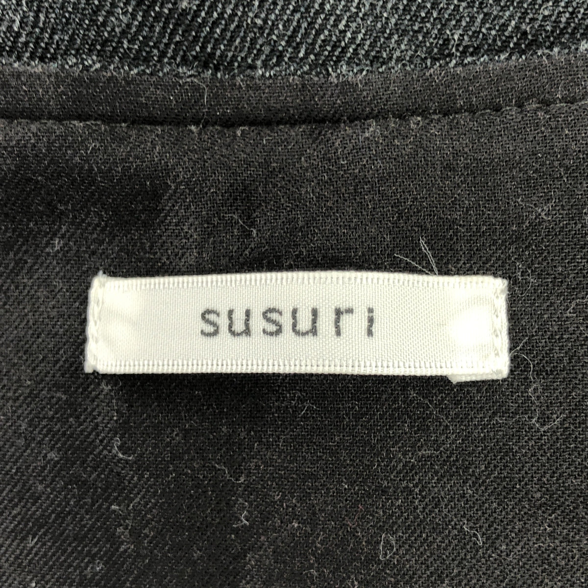 響鳴 |羊毛亞麻洗衣機田園風氣球連身裙 |毫米 |灰色 |女性的