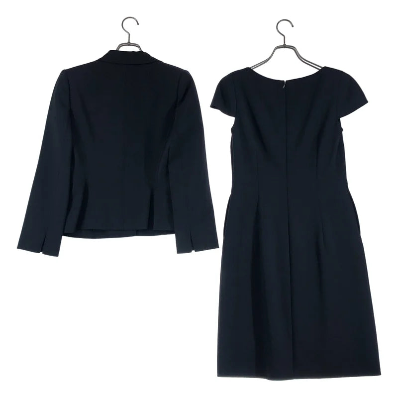 FOXEY / フォクシー | セットアップ ロゴボタン シングルジャケット / バックジップ ワンピース 総裏地 | 40 | レディース