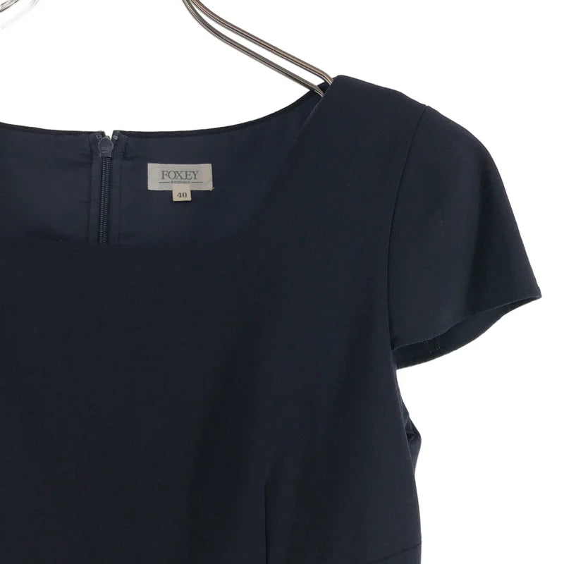 FOXEY / フォクシー | セットアップ ロゴボタン シングルジャケット / バックジップ ワンピース 総裏地 | 40 | レディース