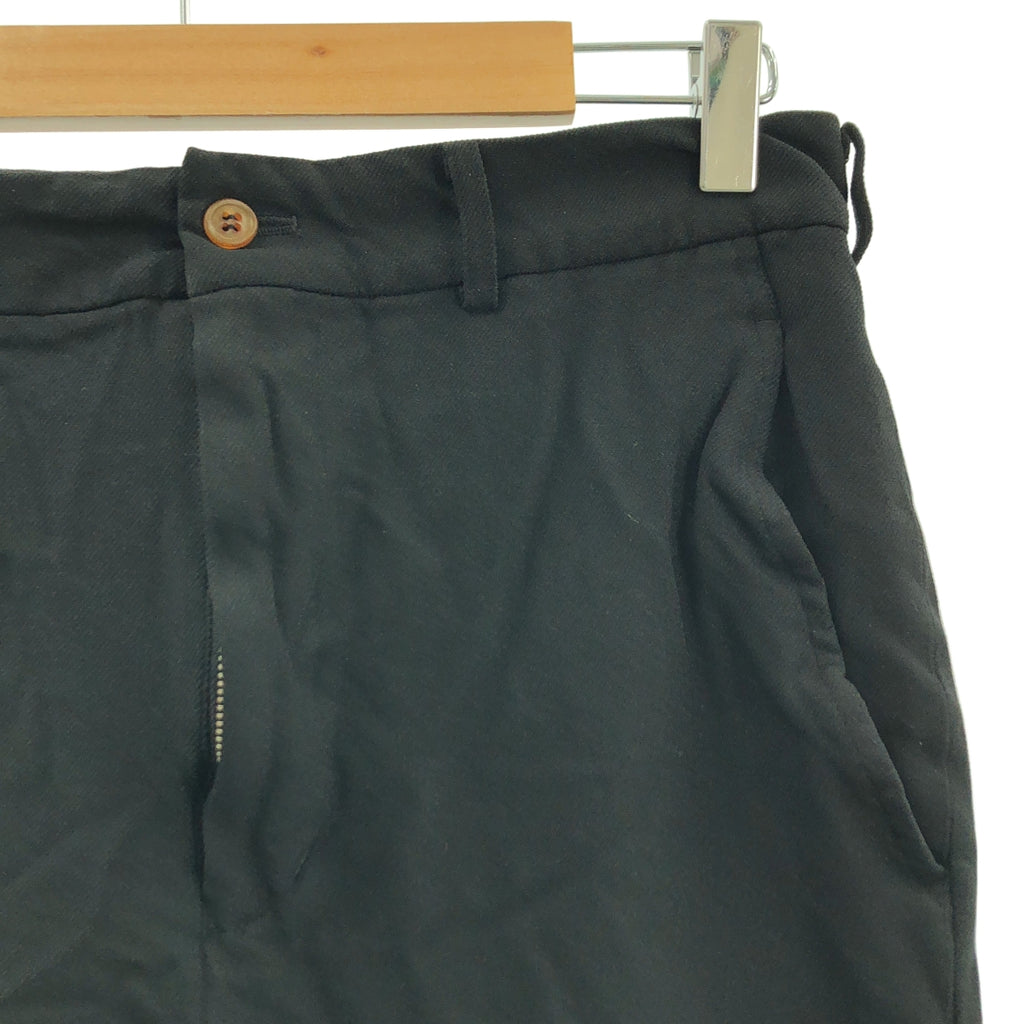 COMME des GARÇONS | 2013 秋冬系列 | 聚酯捲邊休閒褲 | M碼 | 黑色 | 女款