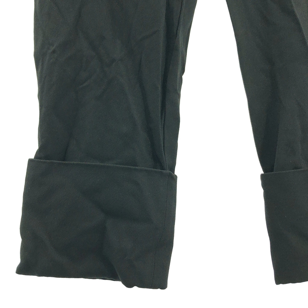 COMME des GARÇONS | 2013 秋冬系列 | 聚酯捲邊休閒褲 | M碼 | 黑色 | 女款