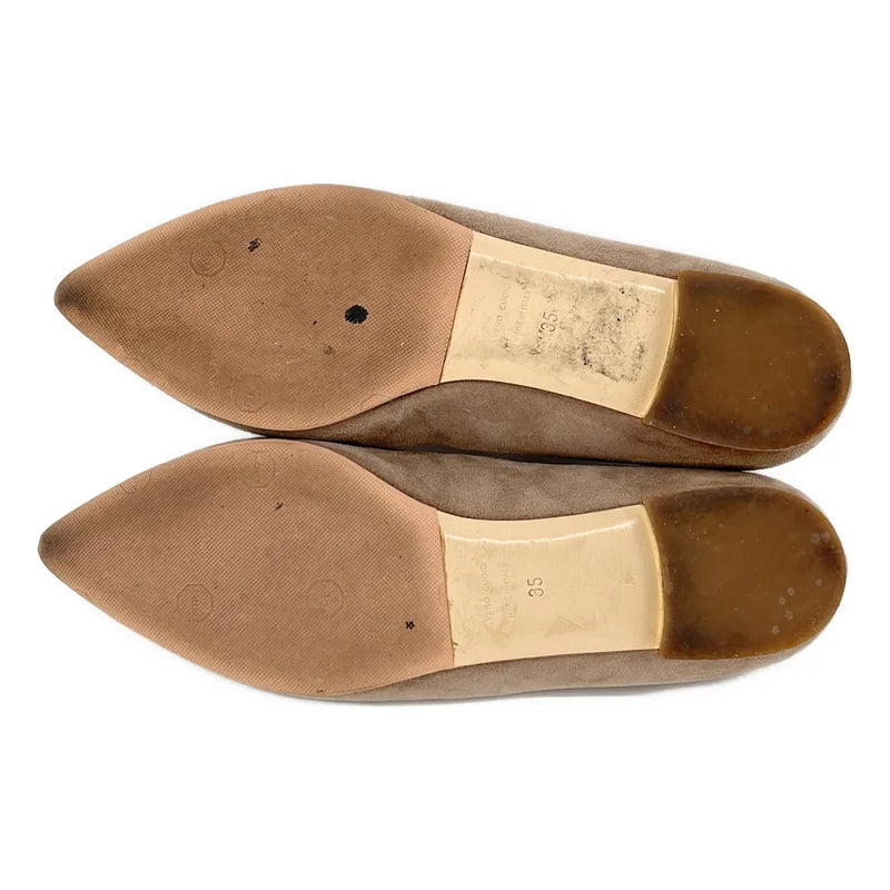 BALDAN / バルダン | Deuxieme Classe 取扱い / VELUKID スエード ポインテッドトゥ ミュール フラットシューズ | 35 | レディース