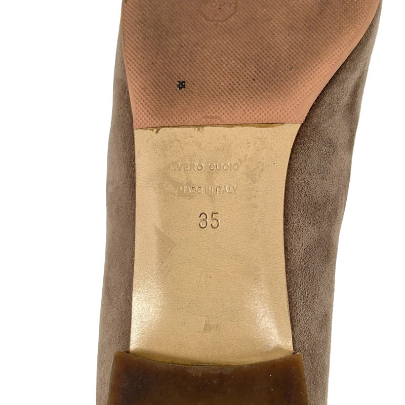 BALDAN / バルダン | Deuxieme Classe 取扱い / VELUKID スエード ポインテッドトゥ ミュール フラットシューズ | 35 | レディース