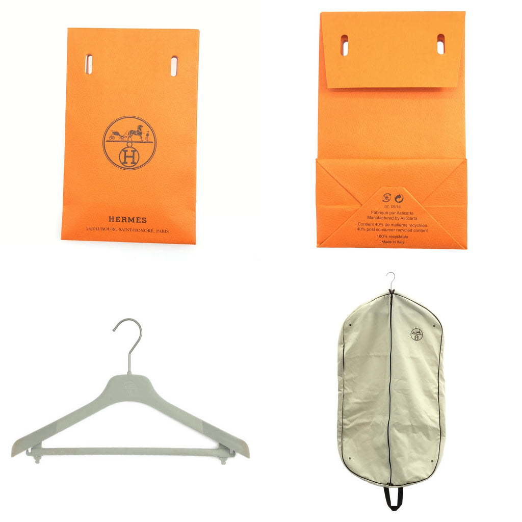 【新品】  HERMES / エルメス | カシミヤ ダブルフェイス ショートジャケット | 36 | ブラック | レディース