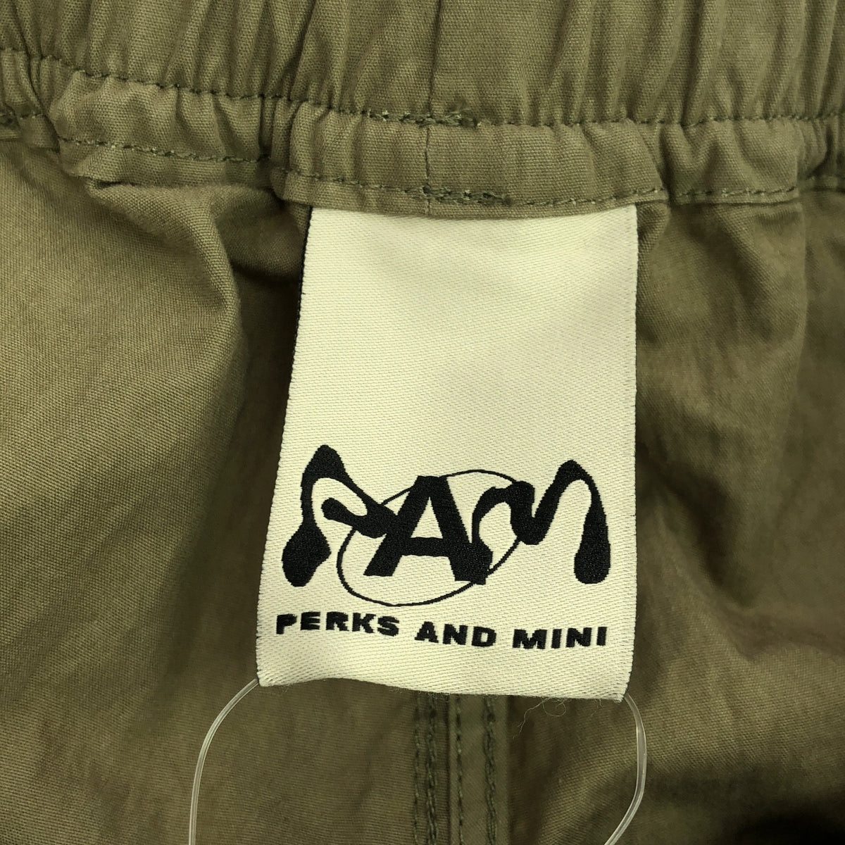 [狀況良好] PAM | 2024SS | GATEWAY CHOW 短褲 |抽繩工裝短寬褲 | XS |卡其色 |女性的