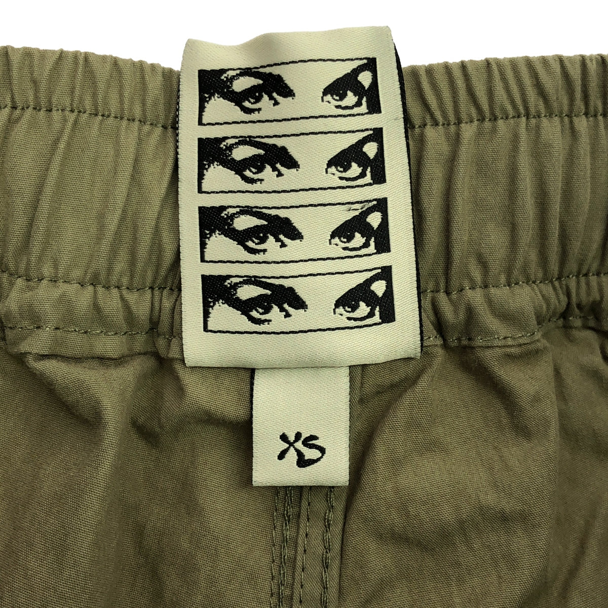 【美品】  P.A.M. / パム | 2024SS | GATEWAY CHOW SHORTS  / ドローストリング カーゴ ショート ワイド パンツ | XS | カーキ | レディース